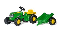 ROLLYKID Tretfahrzeug John Deere mit Anhänger (26060648)