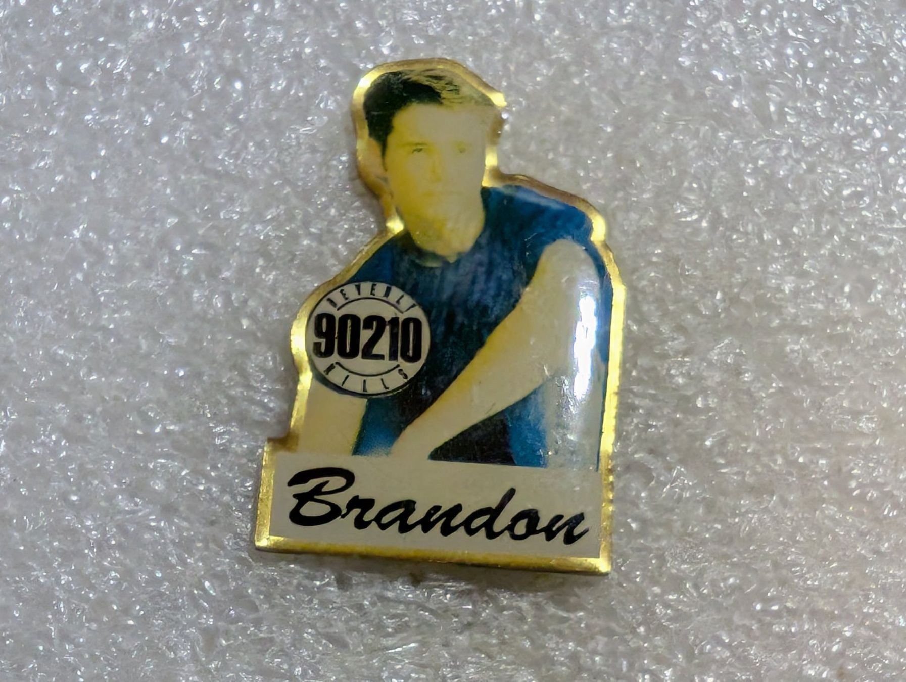 Placchette & Badge: Ansteckpin 202: 90210 Brandon – Usato da Oppligen venduto da Pin-Fall-Shop