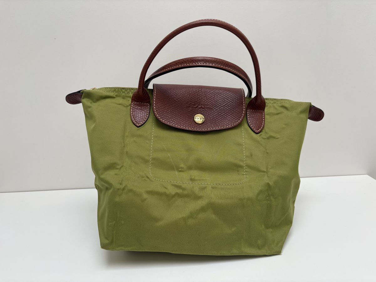 Longchamp Borse da donna: Longchamp Le Pliage Handtasche Gruen – Usato da Gockhausen venduto da lenibeni