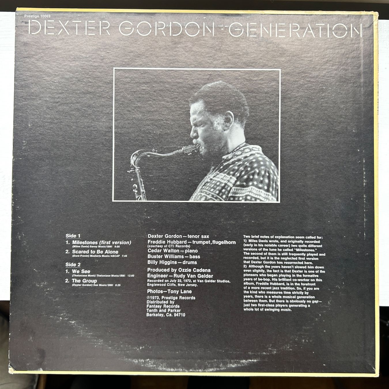 Vinyles: Dexter Gordon Generation LP – D'occasion à Lausanne par Pask1 1