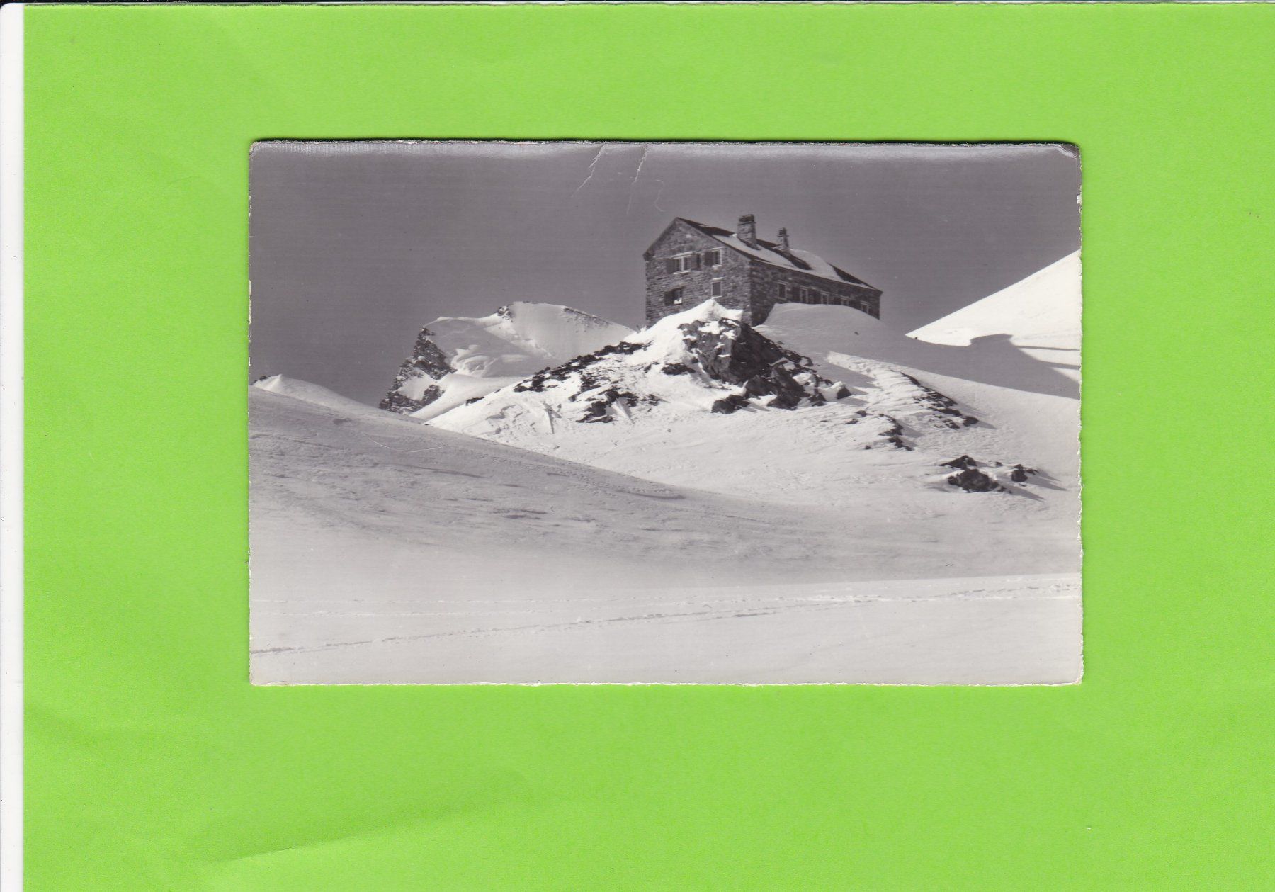 Cartoline postali: Saas-Fee, Britanniahütte – Usato da St. Peterzell venduto da neckertal