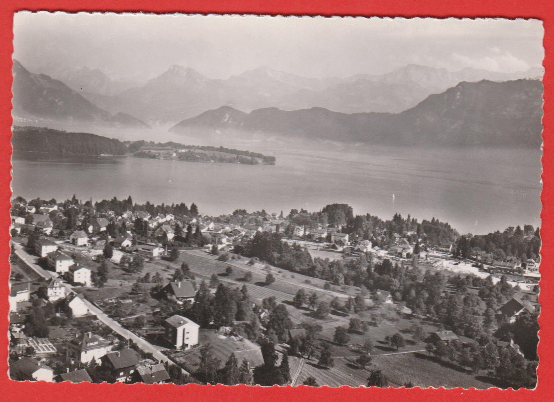 Cartoline postali: Meggen  LU   -   3 verschiedene alte Ansichtkarten – Usato da Vitznau venduto da Ropaku 2