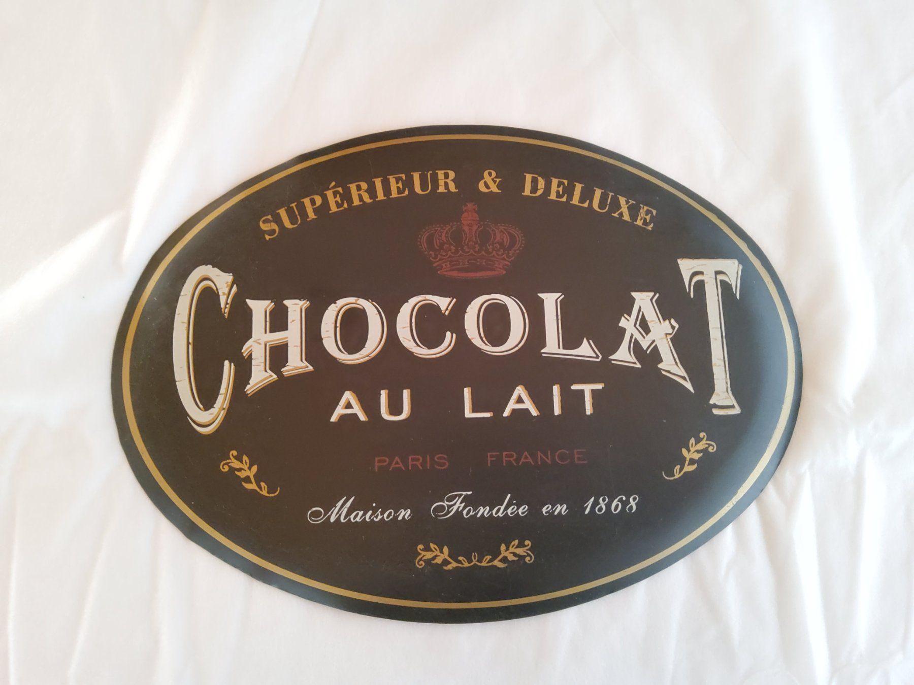 Insegne: Plaque décorative en métal – Usato da Malleray venduto da Broc-antique 1