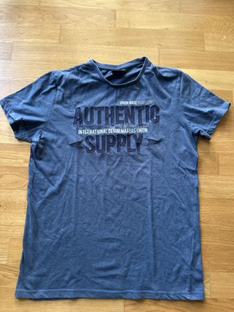 T-Shirt Gr. L Blau Gents&Co.