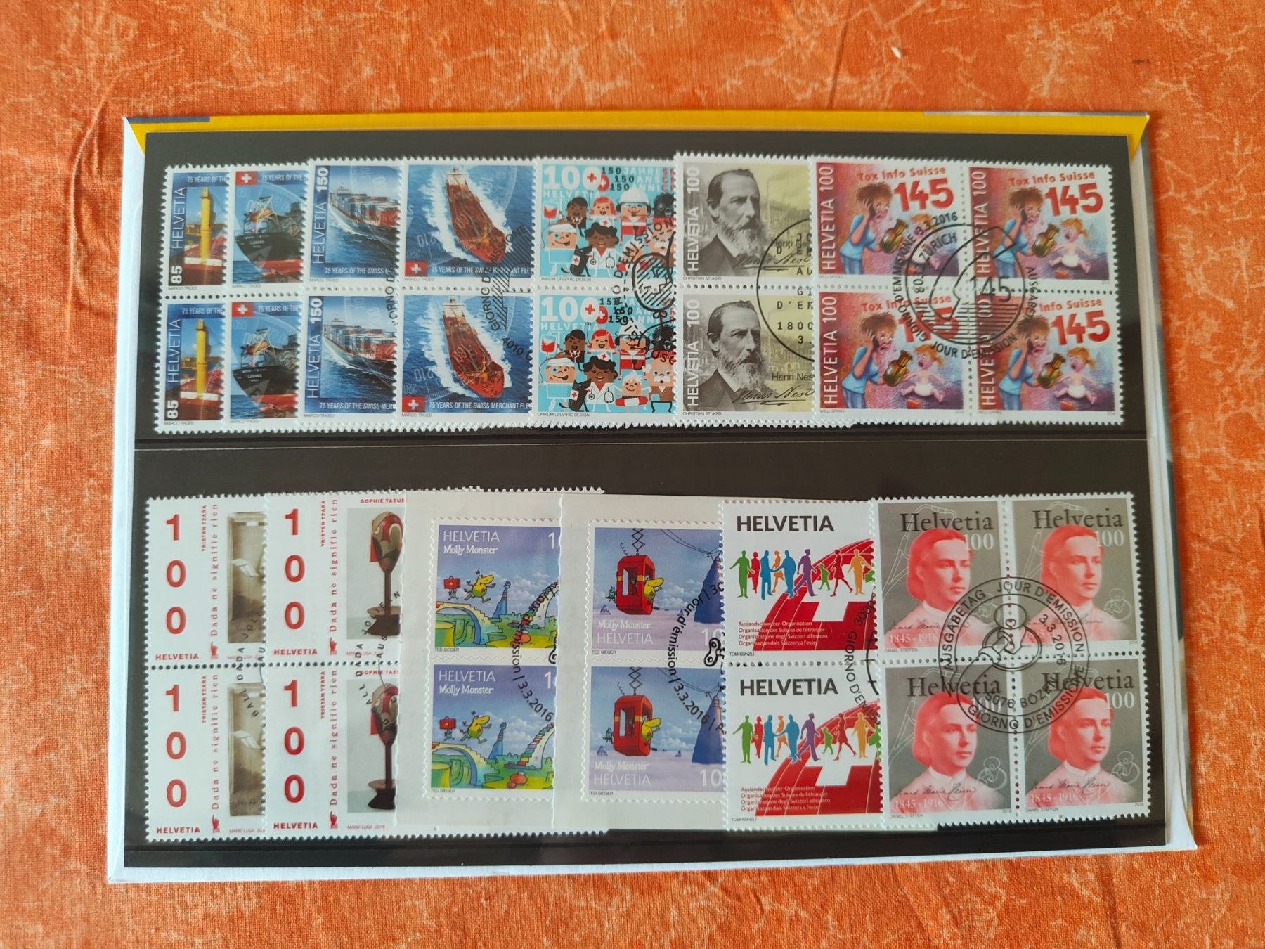 Tutti i francobolli: Timbres 2016 blocs de 4 oblitérés – Nuovo e nell'imballaggio originale da Gryon venduto da Jessicaj87 4
