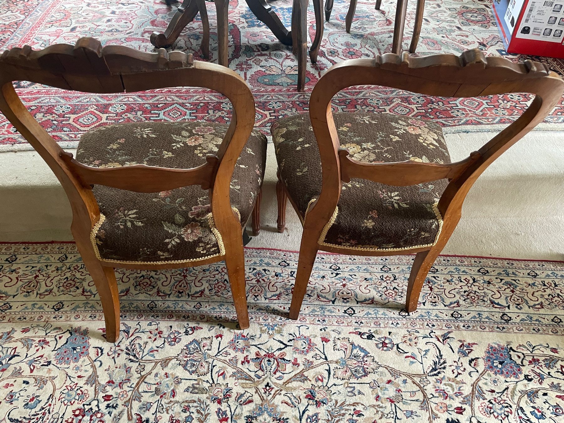 Chaises: 2 Antike Stühle Biedermeier – D'occasion à Volketswil par rubin74 3