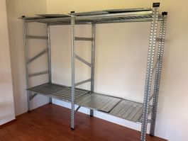 Industrie Steckregal 2 x 1200 x 500 x 1972 mm = 2.4 m (geb.)