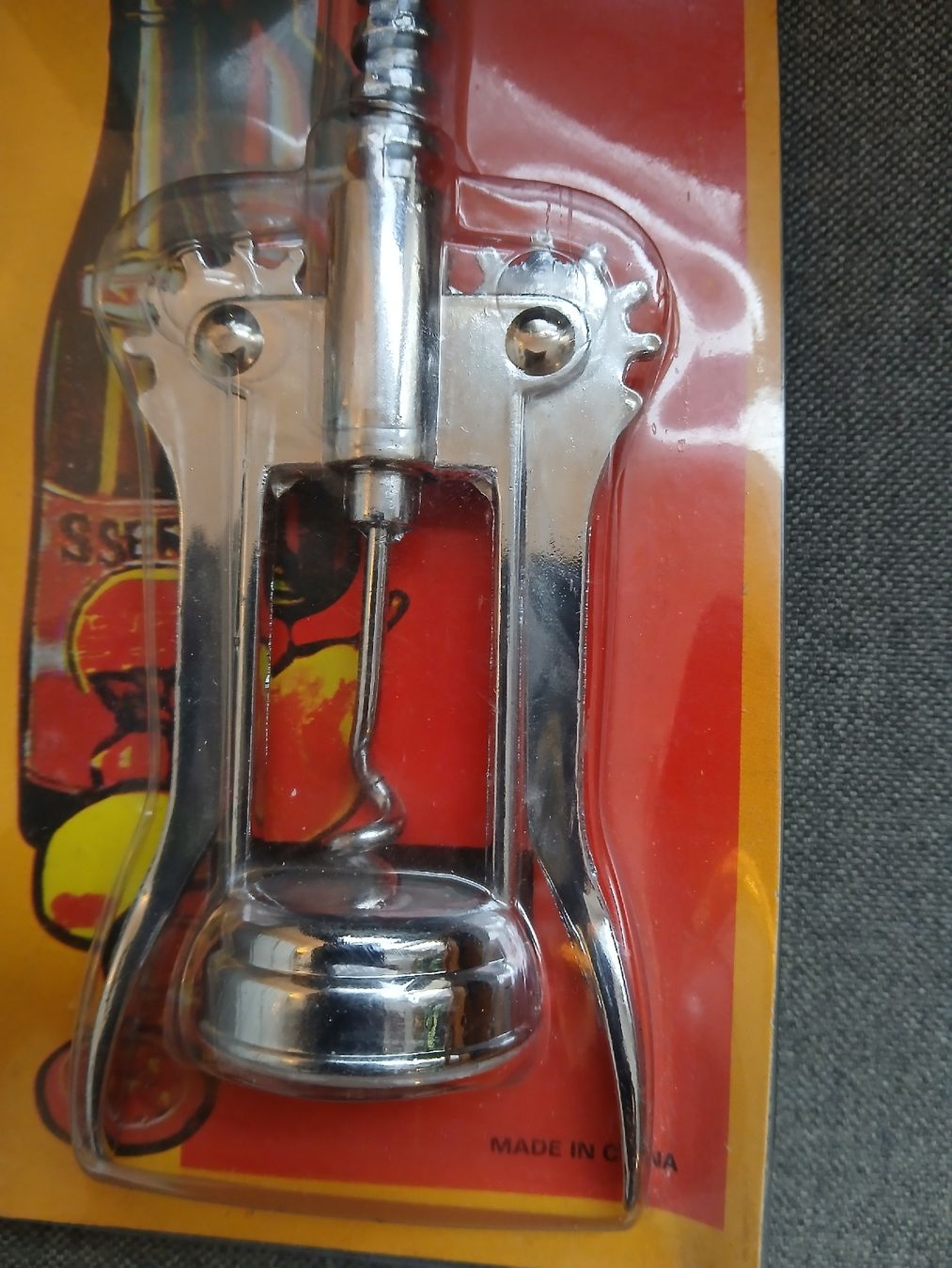 Apribottiglie & Tappi per chiusura: NEW! Chrome-Plated Winged Corkscrew - New in Package! – Nuovo e nell'imballaggio originale da Dübendorf venduto da LoRi-2026 1