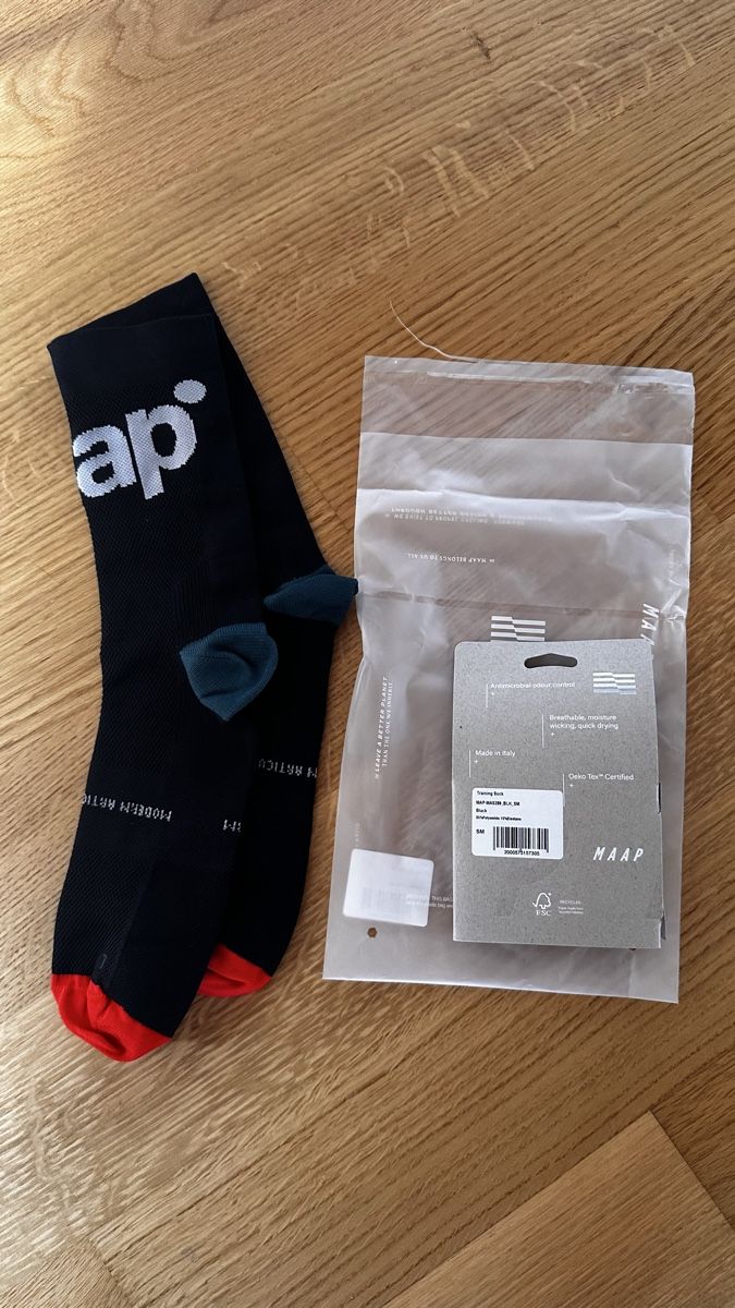 Calze: MAAP Training Sock schwarz Grösse S/M – Nuovo e nell'imballaggio originale da Bern venduto da WiederWert