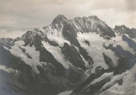 Schreck- und Lauteraarhorn v. Bergli aus 14.5 x 20.5 cm 1914