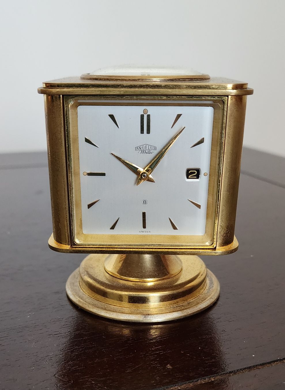 Angelus Orologi da terra & Orologi da parete: Pendulette Angélus Météo Plaqué Or – Usato da Vevey venduto da var_5d8n