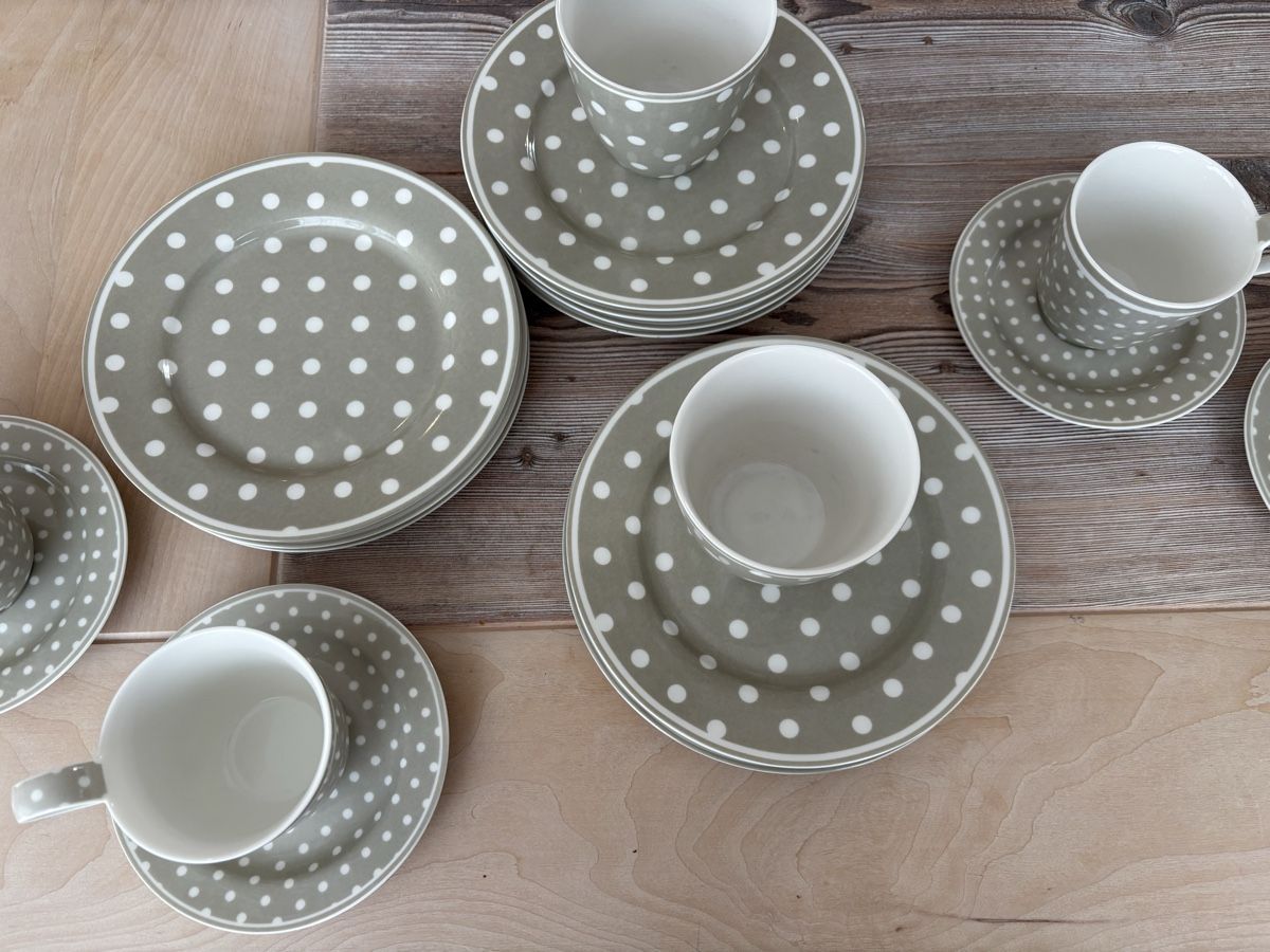 Greengate Set di piatti: GreenGate Frühstücksset – Usato da Winterthur venduto da Rahelsu