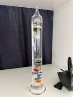 Galileo Thermometer mit 5 Kugeln 27cm Top Zustand!