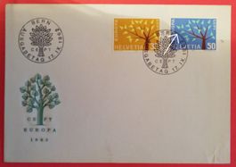 B258) 389, 390Ab, Abart kurzer Ast FDC ohne  Adresse Kt 300