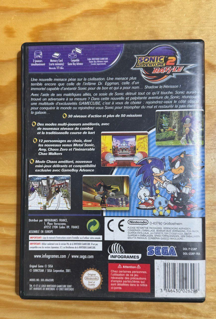 Spiele: Sonic Adventure Battle 2 Nintendo GameCube – Gebraucht aus Ecublens VD von  2