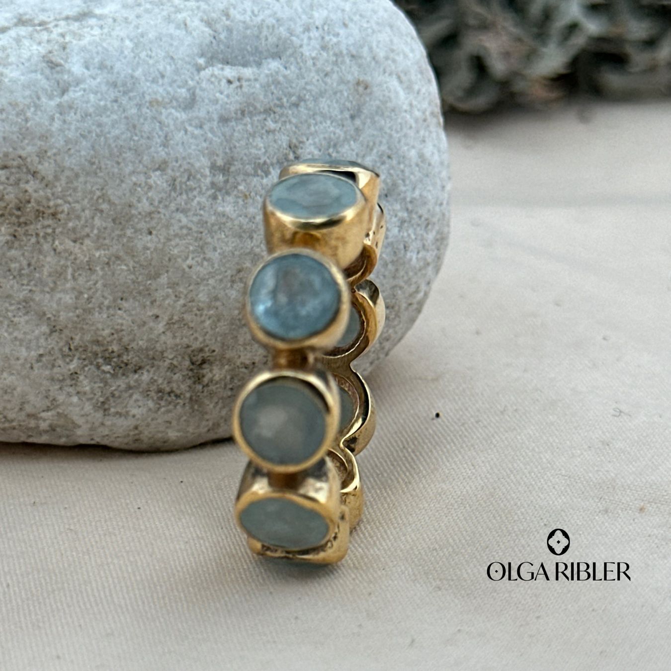 Olga Ribler Ringe: Memory Aquamarine Ring Silber Grösse 60 – Neu (gemäss Beschreibung) aus Luzern von Schmuckoutlet 5