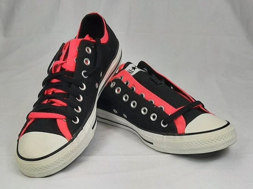 Converse Scarpe da uomo: CONVERSE All Star Sneaker black pink double upper Gr. 45 – Nuovo (secondo la descrizione) da Seuzach venduto da VT-Collections1 4