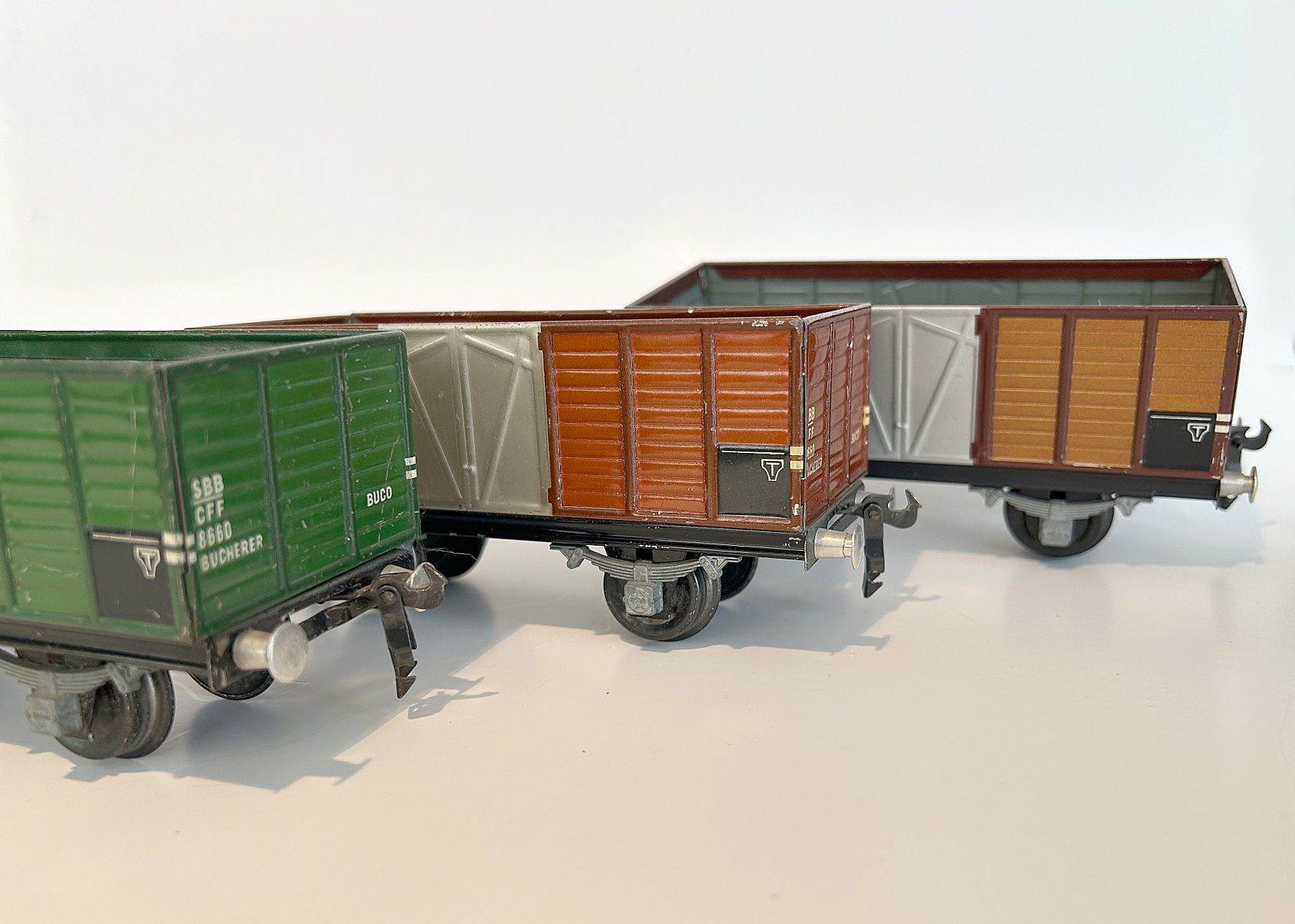 Buco Modellini di ferrovie: BUCO Hochbordwagen Spur 0 – Usato da Uster venduto da karlmarx 1