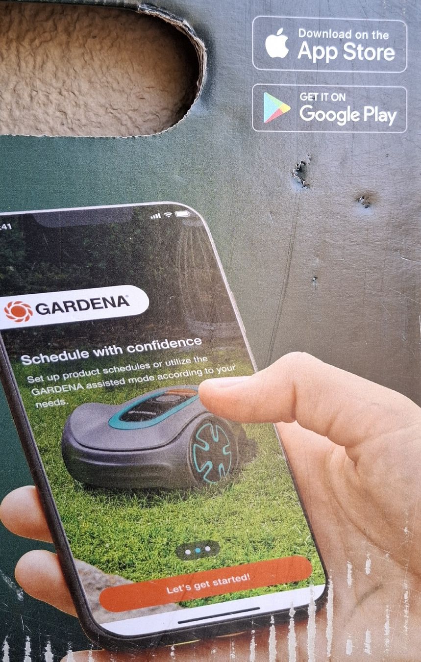 Gardena Rasenmäher: robo tondeuse Gardena – Neu und originalverpackt aus Longirod von Ri3 1