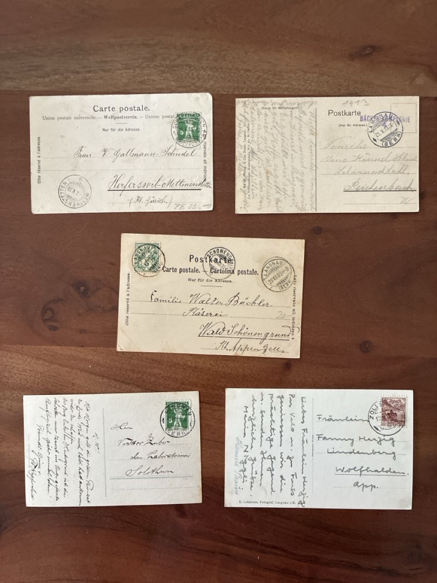 Cartes postales: 5 Ansichtskarten Schweiz von Langnau BE – D'occasion à Oftringen par Cla.vD.74 1