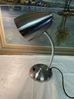 Stylische Schreibtischlampe, Silber, Top Zustand!