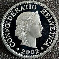 10 Rappen 2002 pp / aus Münzsatz  / in einer Münzkapsel