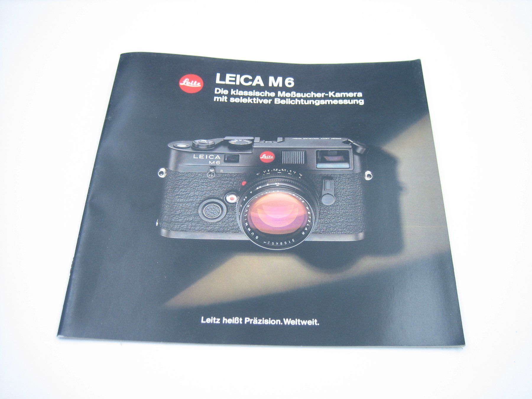 Leica Fotocamera: Leica M6 alter Werbeprospekt/Katalog – Usato da Zürich venduto da Tomi118