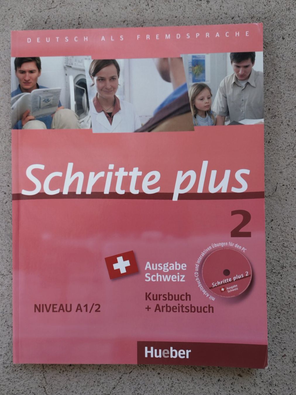 Livres: Schritte plus 2 Kurs-+ Arbeitsbuch Niv.A1/2, 2020 Schweiz+CD – Neuf (Voir description) à Uster par Junipa