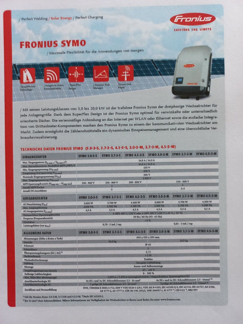 Fronius Wechselrichter: Wechselrichter Fronius Symo 8.2-3-M – Gebraucht aus Aarwangen von ba4912 2