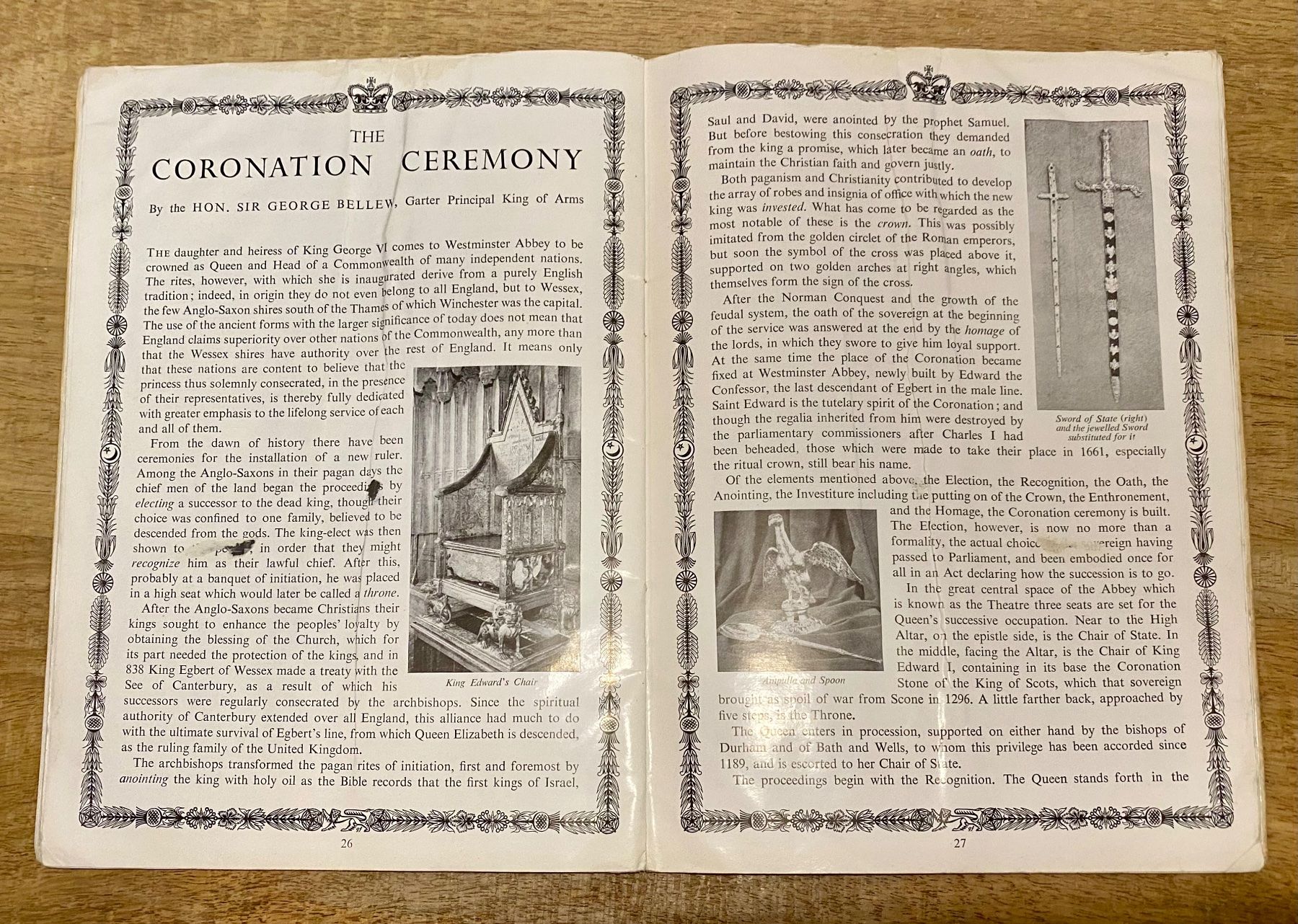 Riviste & Magazine: 1953 - QUEEN ELIZABETH II Krönungs Programmheft - England – Usato da Root venduto da ENGLAND-TREASURES 8