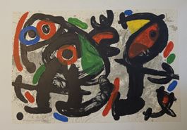 Joan Miró Original Lithografie Dim.: 56x38cm