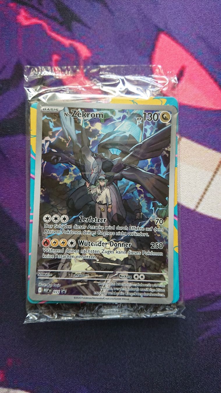 Pokémon Sammelbilder & Trading cards: N's Zekrom MEP Deutsch Sealed – Neu und originalverpackt aus Chur von FreakofRarity