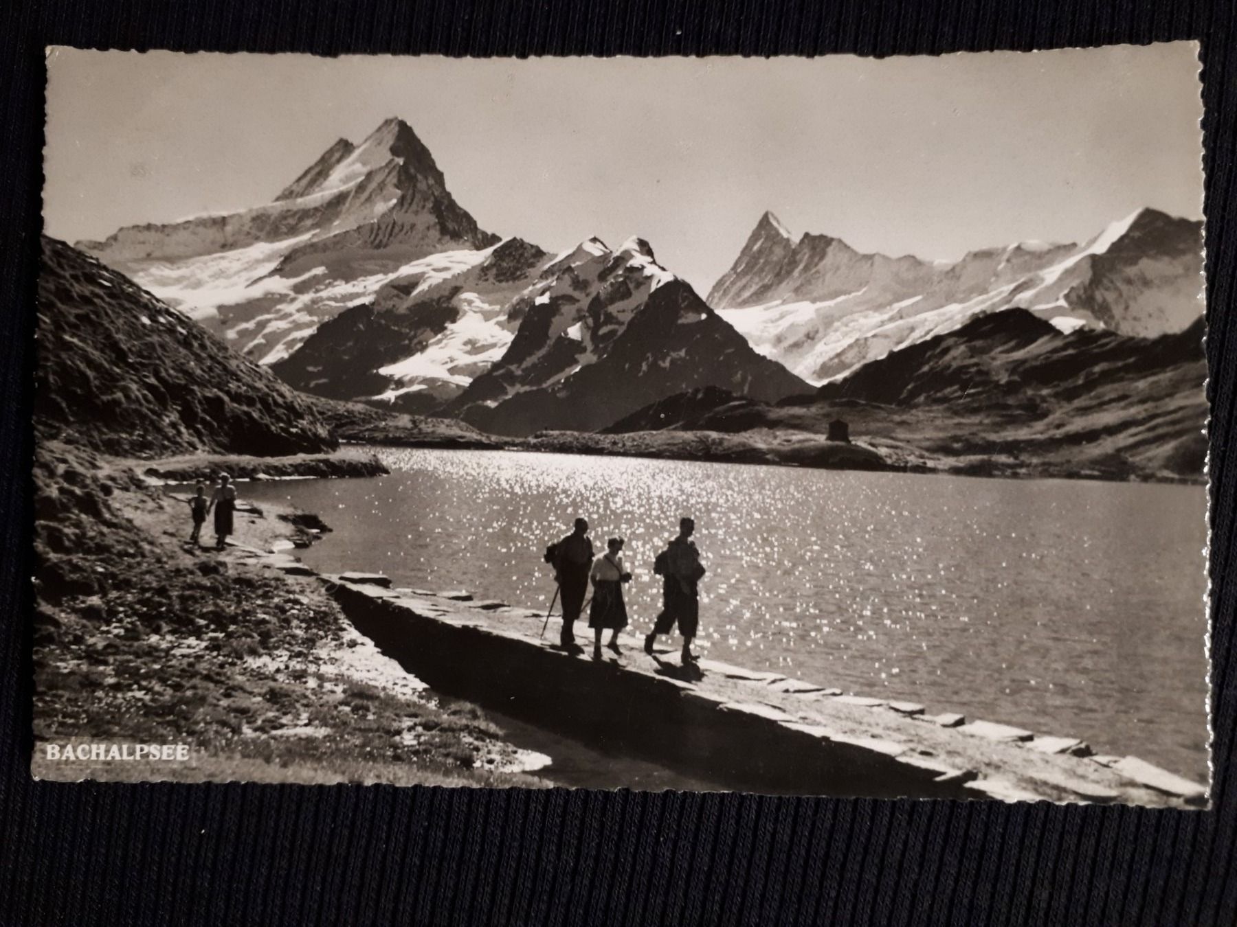 Cartes postales: BACHALPSEE 1953  - ANIMIERT – D'occasion à Ponto Valentino par giorgia06