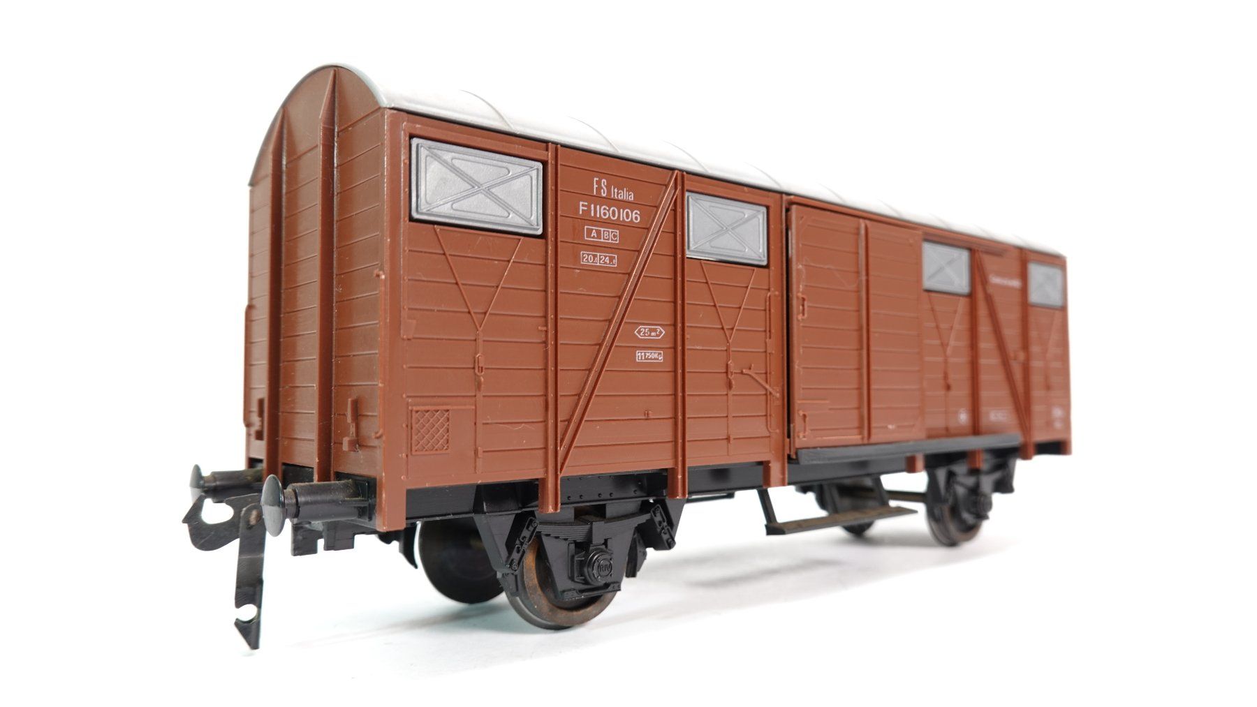 Lima Modelleisenbahnen: e72 Lima Spur 0 FS Güterwagen braun / Spielware | 971 – Gebraucht aus Thun von evinka_gmbh
