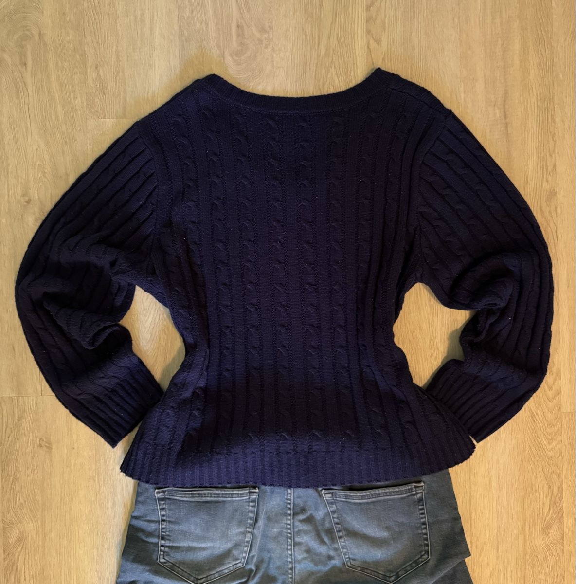 Pulls & Sweat-shirts: VINTAGE DUNKELBLAUER ZOPFMUSTER-PULLOVER – D'occasion à Winterthur par dronjx 1