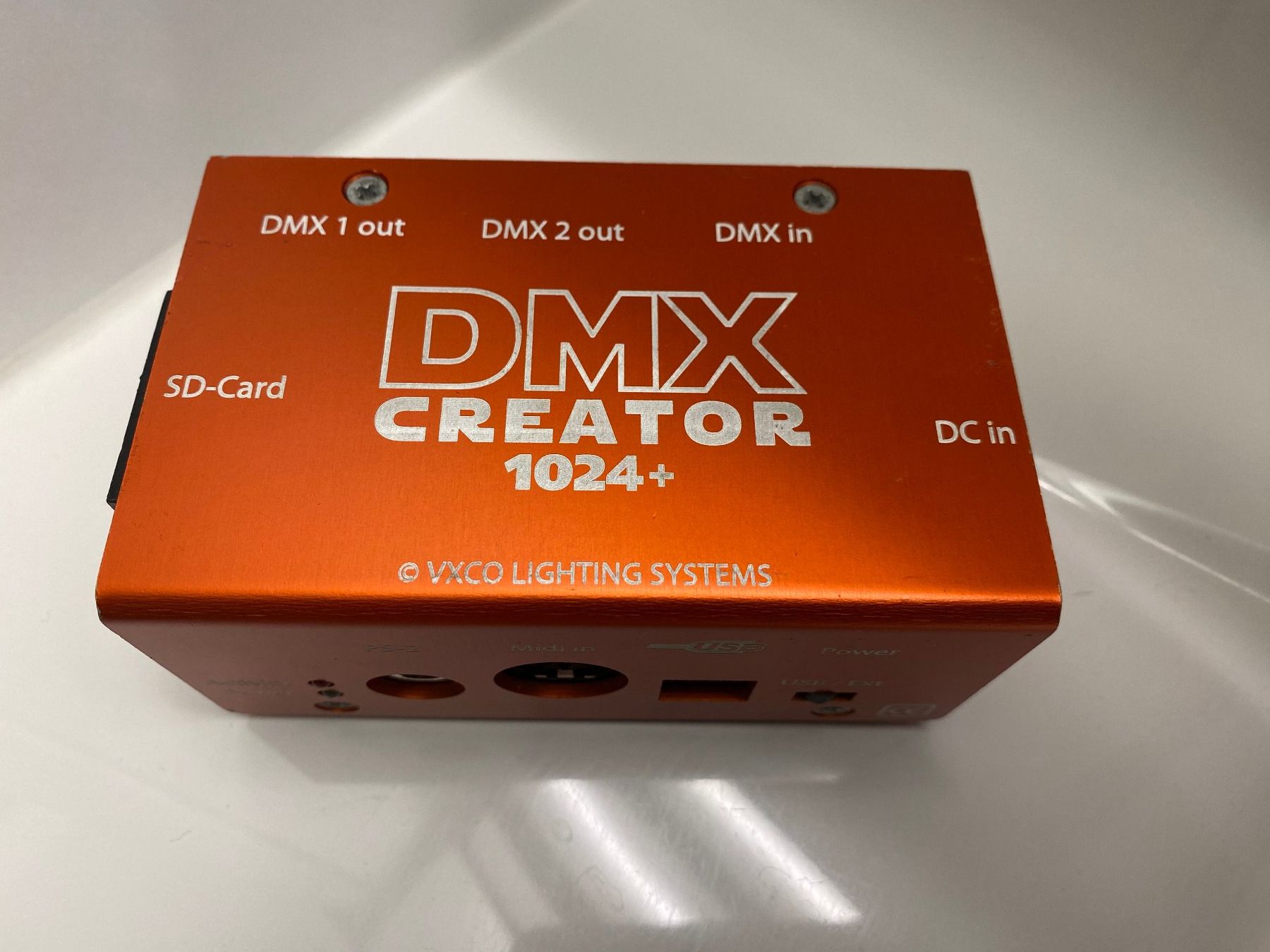 Sistema di controllo: DMX Creator 1024+ Lichtsteuerung Interface MovingHead Yamaha – Usato da Reinach BL venduto da Herzogtech 3