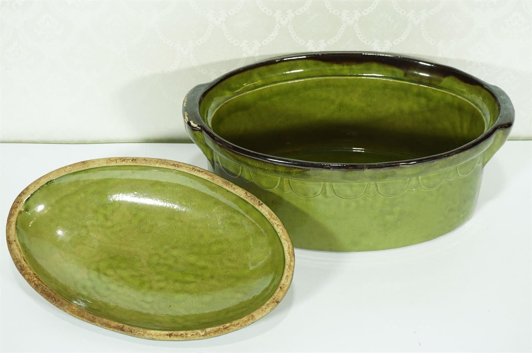 Pentole: schöner Art Deco Schmortopf – Usato da Meggen venduto da Trouvaillen 2