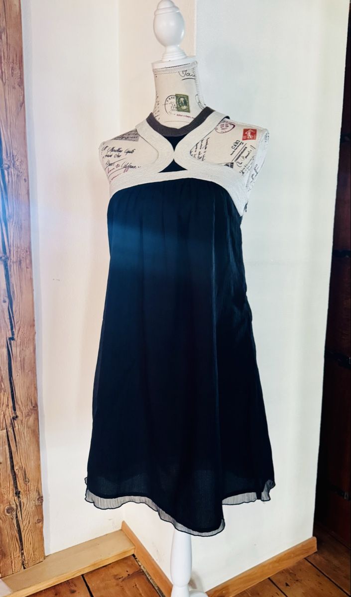Vestiti: Schwarzes Sommerkleid Gr. 38 – Usato da Cham venduto da matap1 2