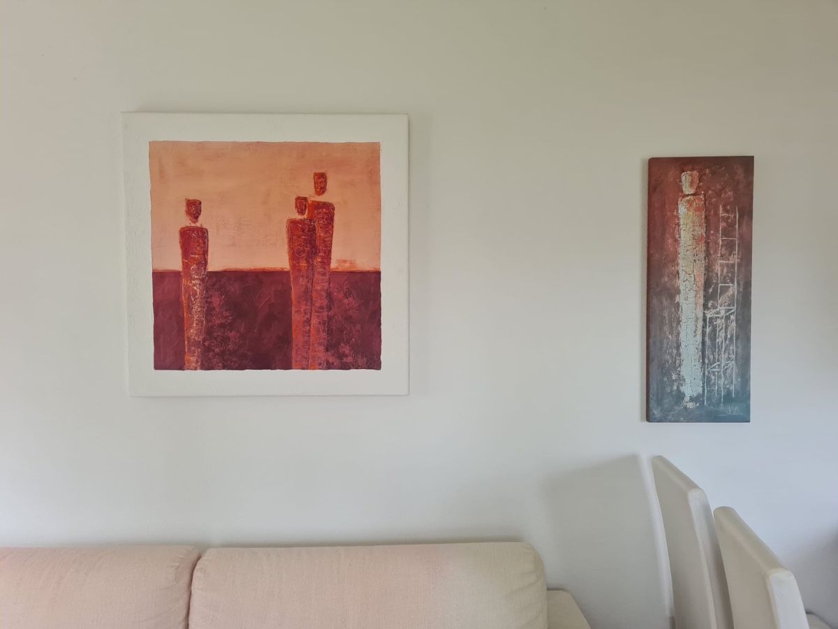 Gemälde: Abstract print from Ines Kollar on wooden frame – Gebraucht aus Küsnacht ZH von Zubli 8