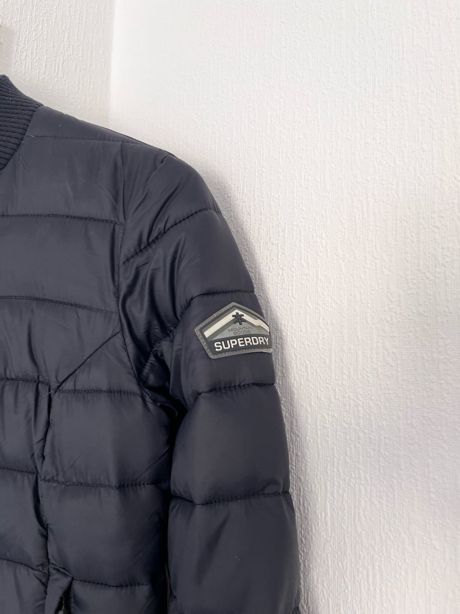 Superdry Jacken: Superdry Bomber Jacket Black Size XS Used – Gebraucht aus Lausanne von Danash 1