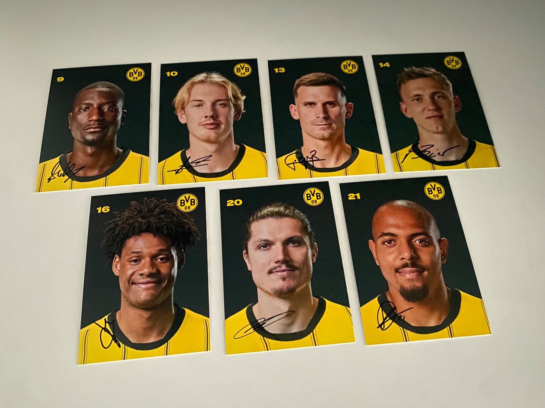 Autografi: Autogrammkarten Set BVB Dortmund 2024/25 – Usato da Hergiswil LU venduto da FcMalkov 2