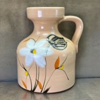 Vase en céramique peinte à la main. Italie années 1950/60