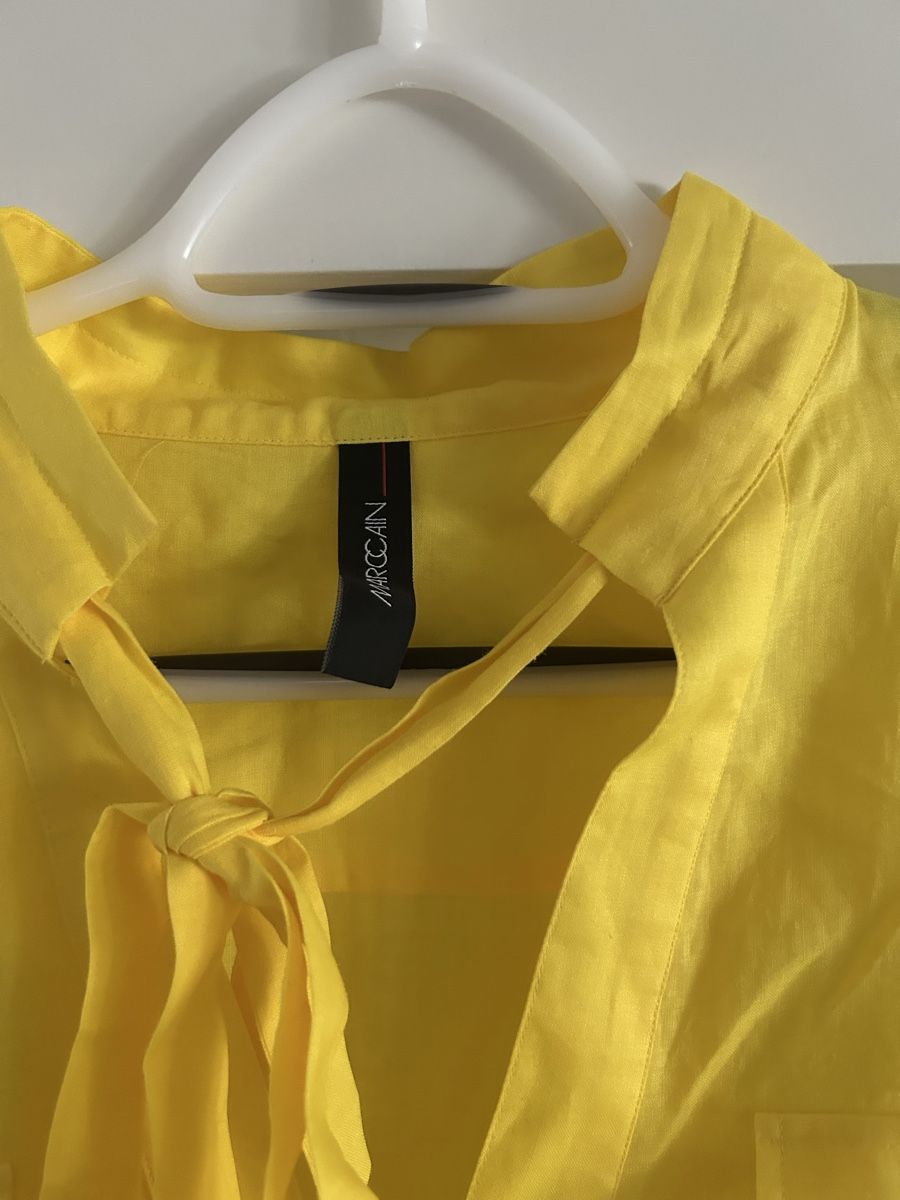 Marc Cain Camicette: Marc Cain Bluse gelb Grösse 48 – Usato da Allschwil venduto da meeresperle 2