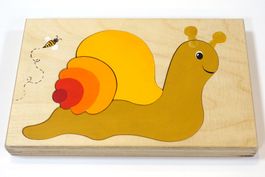 Holzpuzzle mit herzigen Tiermotiven