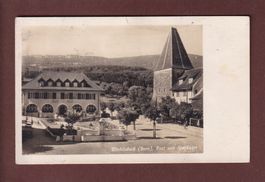 WIEDLISBACH - Post und Sparkasse - 1927 // Riss und Falte //