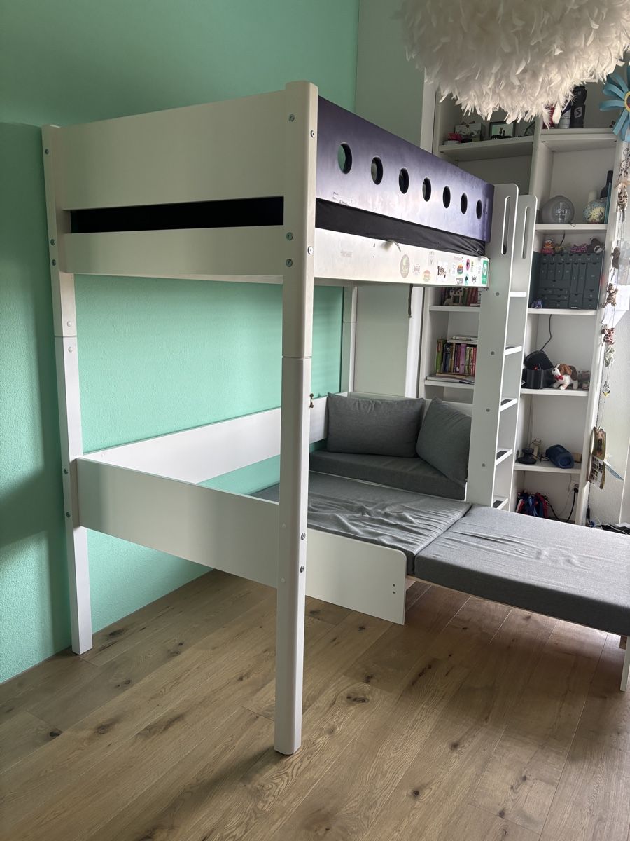Letti: Flexa Hochbett White – Usato da Riedholz venduto da Elch121