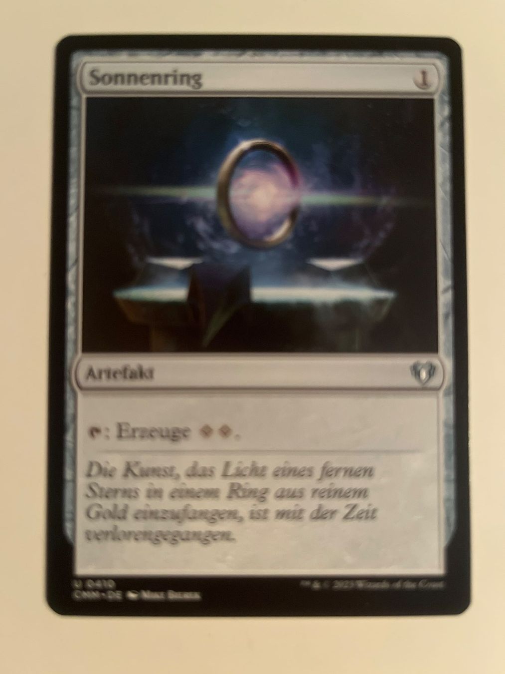 Magic The Gathering Sammelbilder & Trading cards: 1 x Sonnenring - Magic: The Gathering - MtG – Gebraucht aus Kriens von Shadi1980