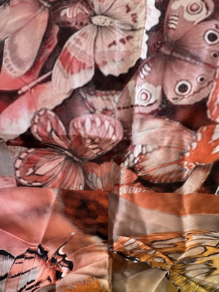 Foulard & Sciarpe: Seidenschal ca 85x88 – Usato da Herbriggen venduto da Sehrazade 5