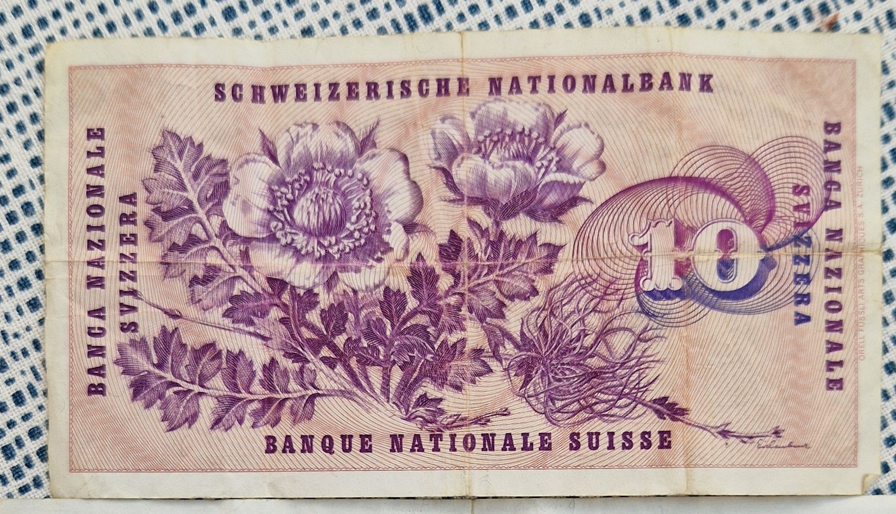Banknoten: Alte Schweizer Banknoten 10er & 20er – Gebraucht aus Hünibach von  5