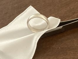 Klassischer 925 Silber Bandring massiv 5.5g Gr. 63 20 mm